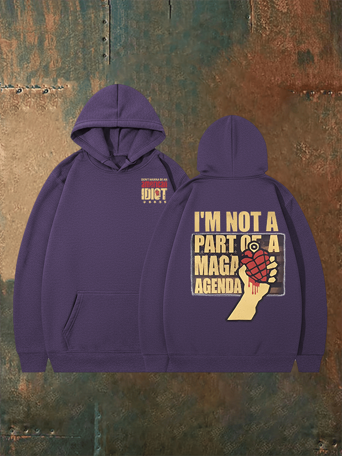 Unisex  american idiot  Print  Hoodie