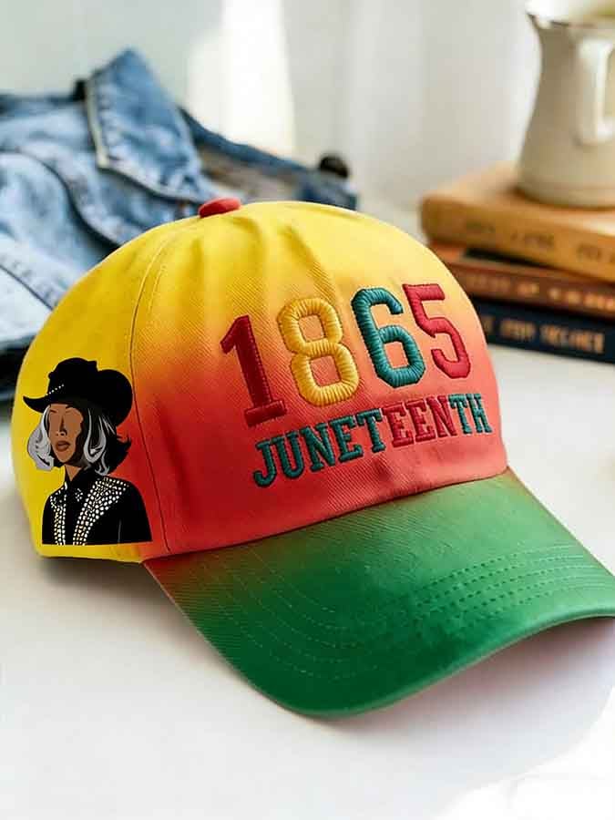 Unisex Juneteenth Printed Baseball Cap