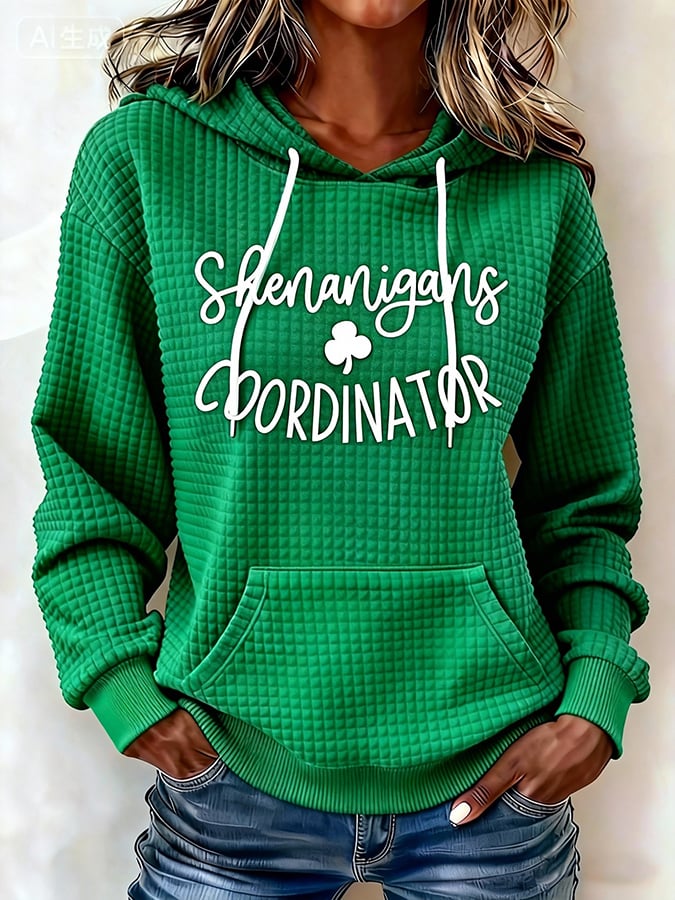Women's Shenanigans Coordinator Print Hoodie