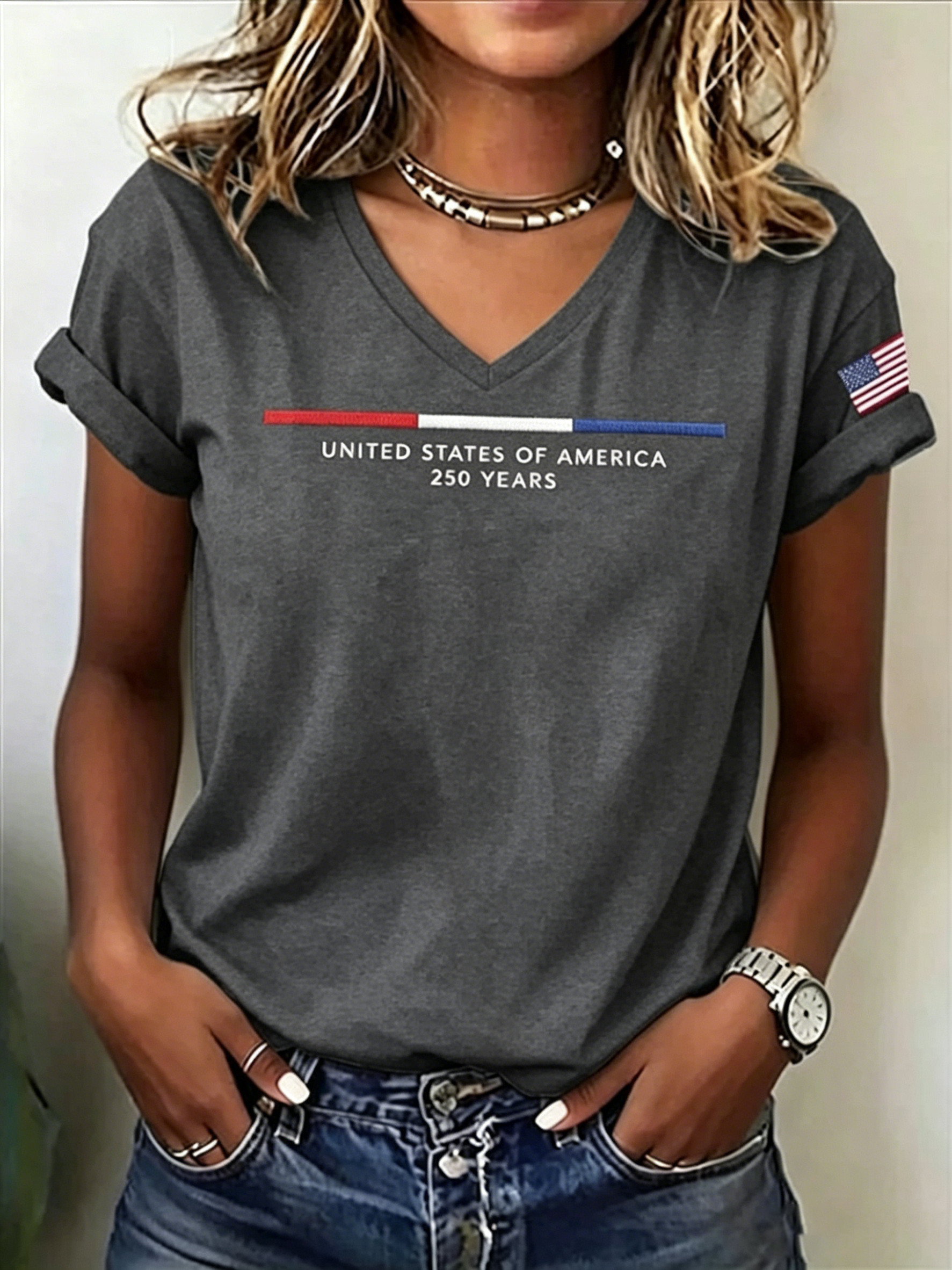 Women's America 250th Anniversary  T-shirt