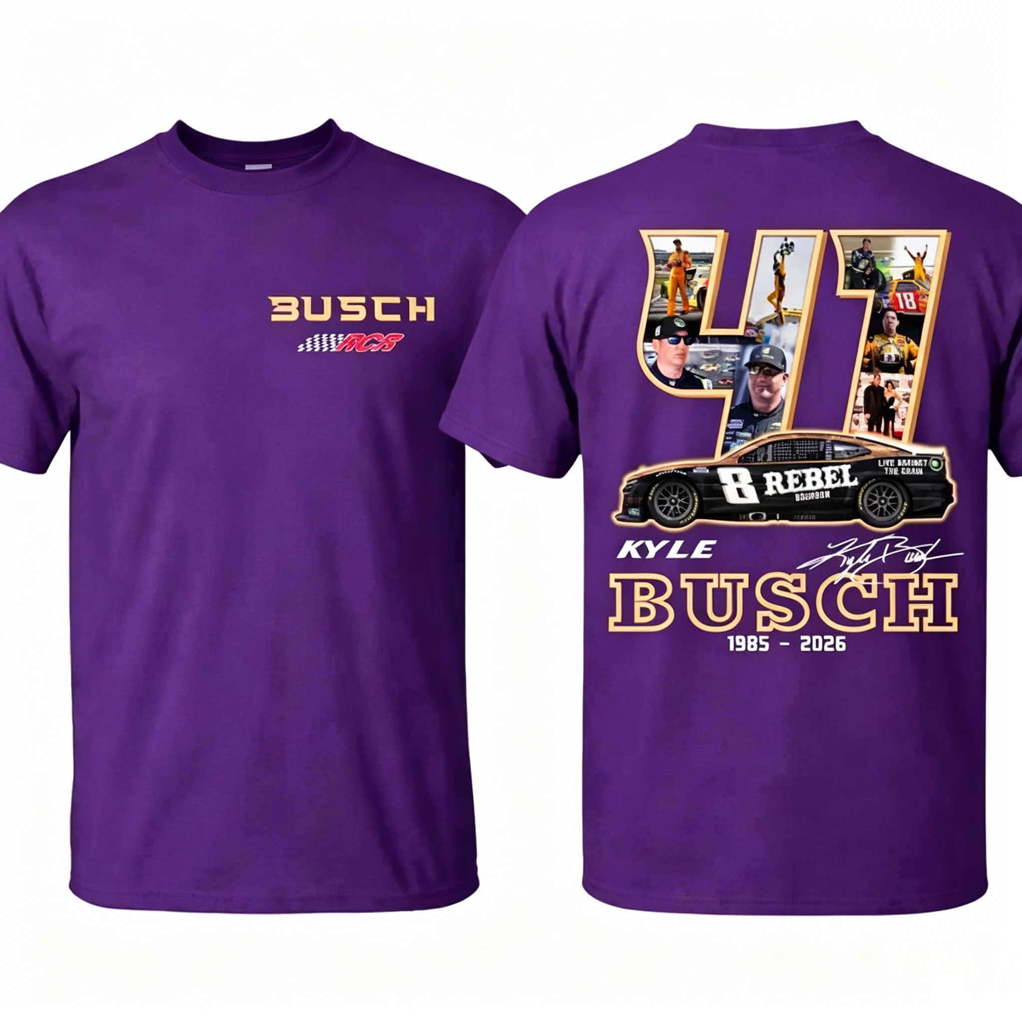 Unisex Kyle Busch 41 Tribute T-Shirt