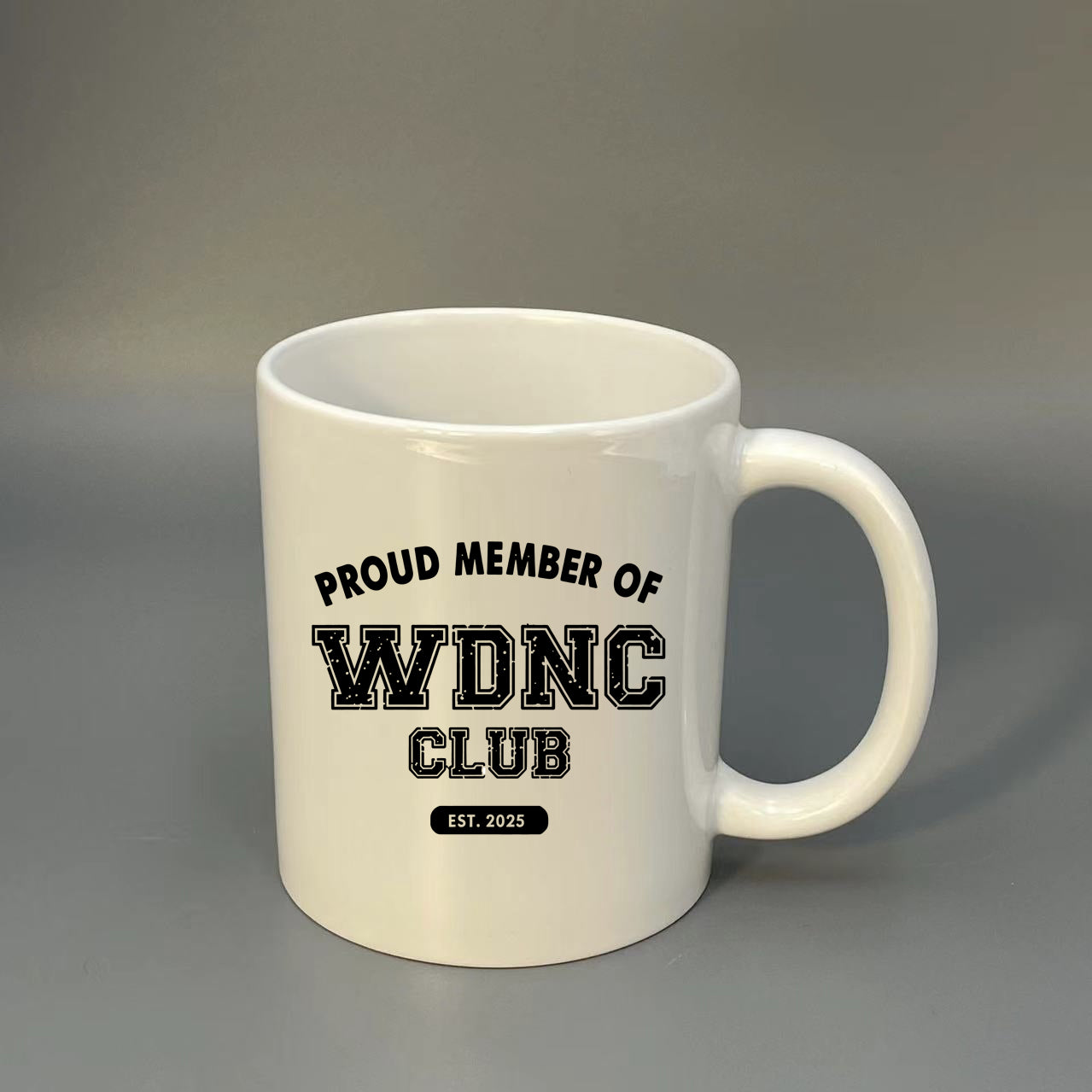 WDNC Club Member Menopausal Printed Mug