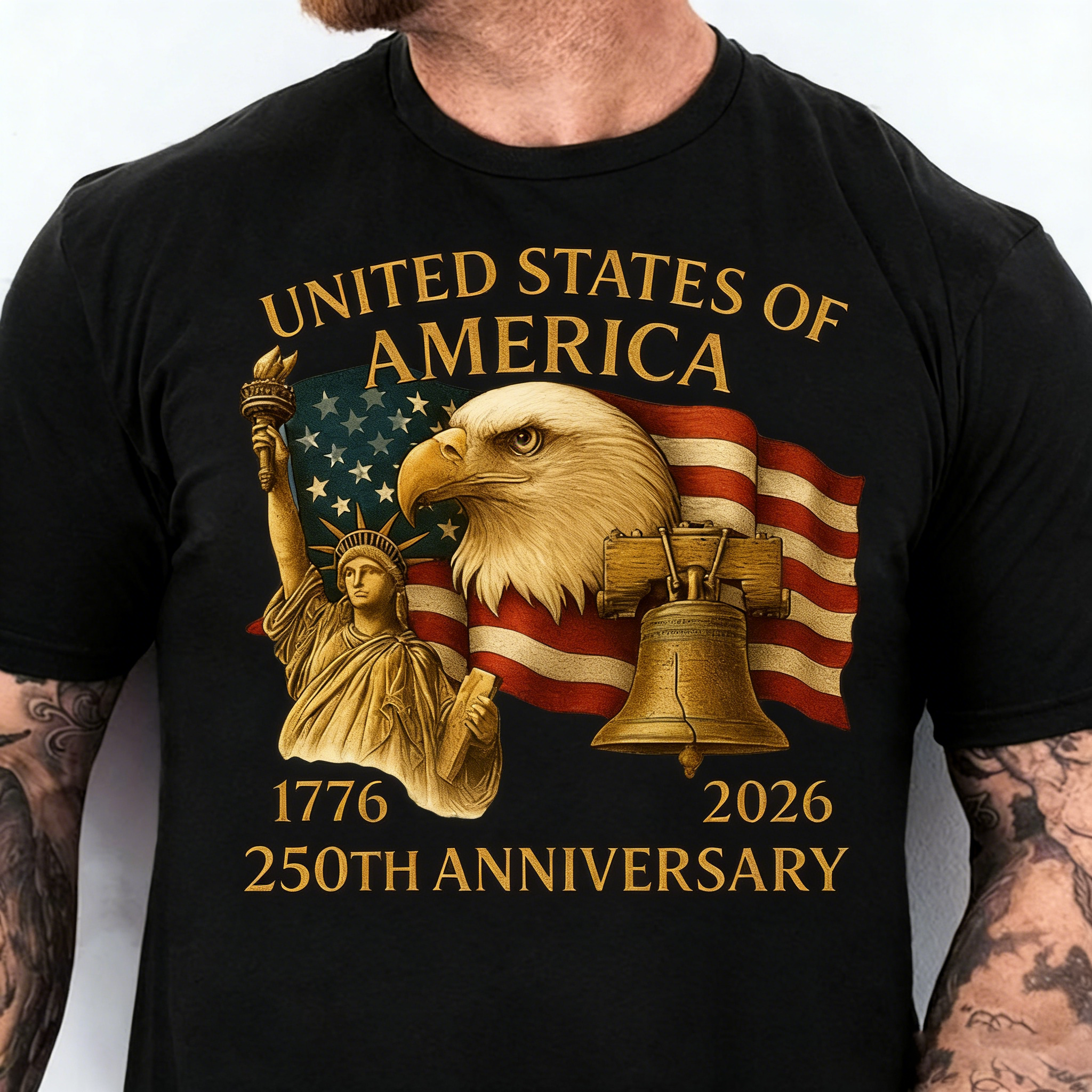 Men's 250 Years Anniversary USA Shirt