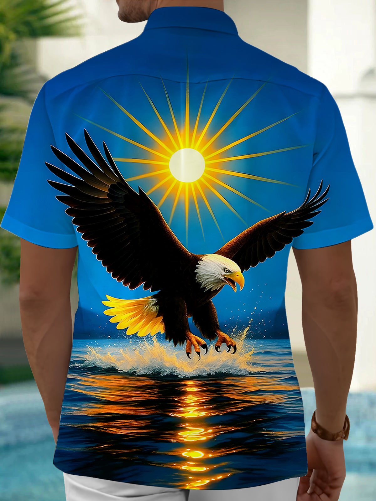 Eagle Men's Pocket Short Sleeve Shirts