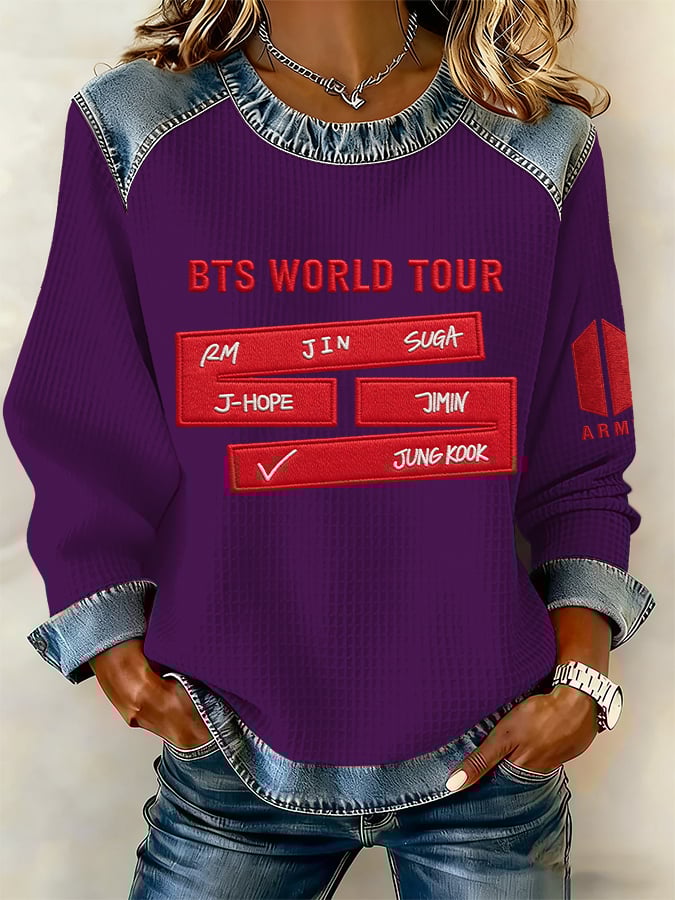 Women's Leisure  Print Sweatshirt