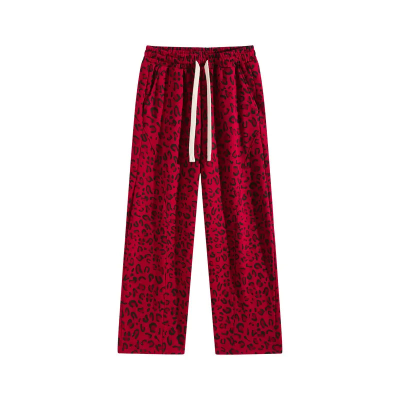 🐆 Unisex Cheetah Print Wide-Leg Pants – Casual Lounge Trousers 🔥