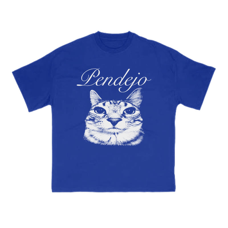 Pendejo Cat Print T-shirt