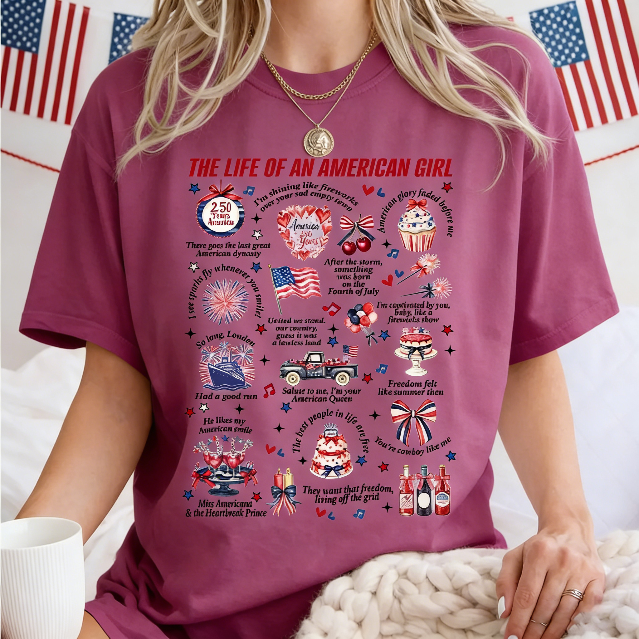 Women's  The Life of An American Girl T-Shirt