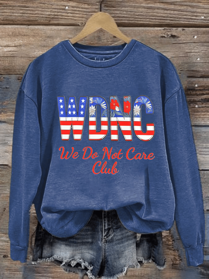 Women's  Retro Funny Proud Member Of  Club We Do Not Care Menopause Perimenopause Print  Sweatshirt