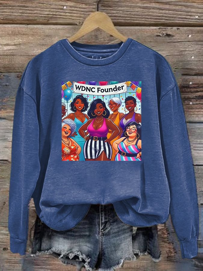 Women's  Retro Funny Proud Member Of Club We Do Not Care Menopause Perimenopause Print  Sweatshirt
