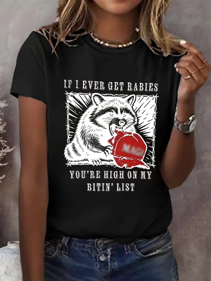 Women's FDT Printed Casual T-Shirt