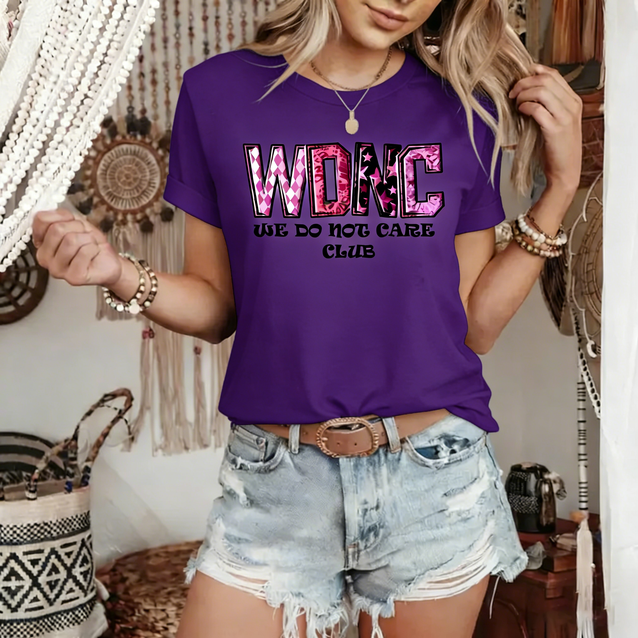 Women  We Do Not Care Club Shirt  T-Shirt