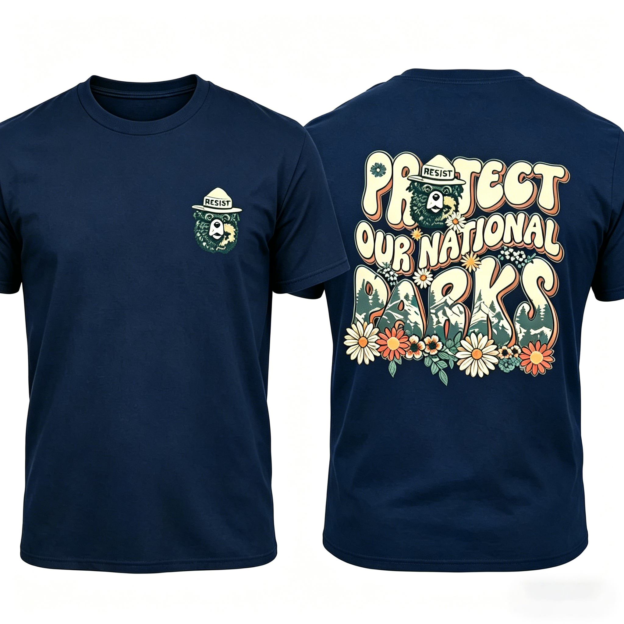 Men's Protect our National Parks 2 Sides Comfort Colors Shirt