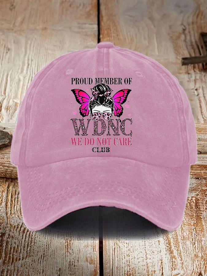 Unisex Retro Proud Member Of WDNC Club Print Baseball Cap