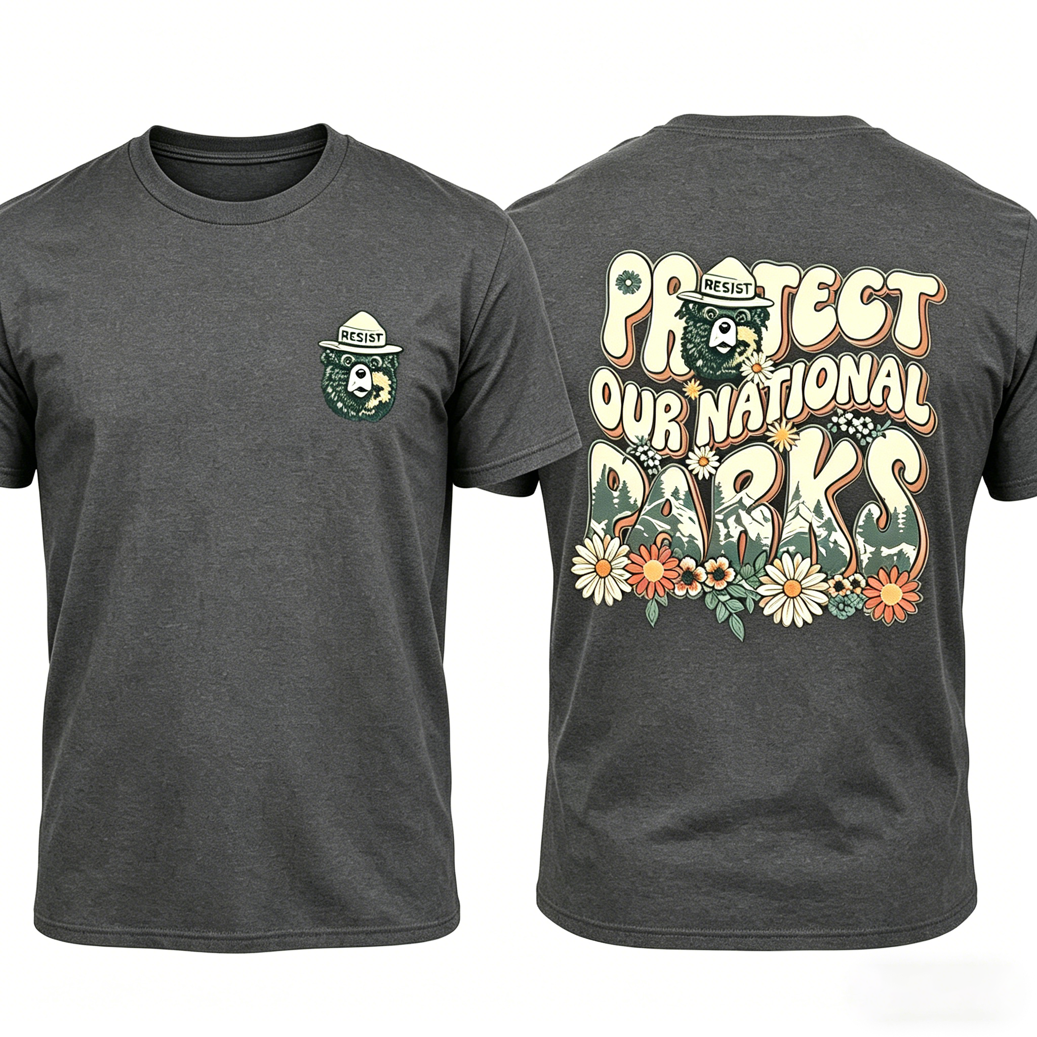 Women's Protect our National Parks 2 Sides Comfort Colors Shirt