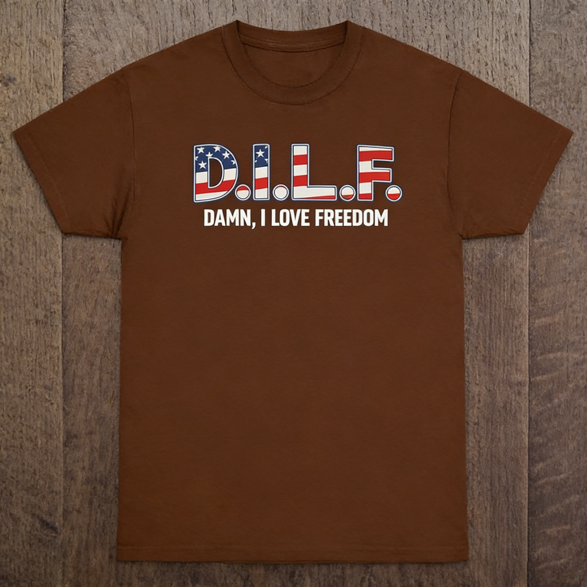 Unisex Funny DAMN, I LOVE FREEDOM T-shirt