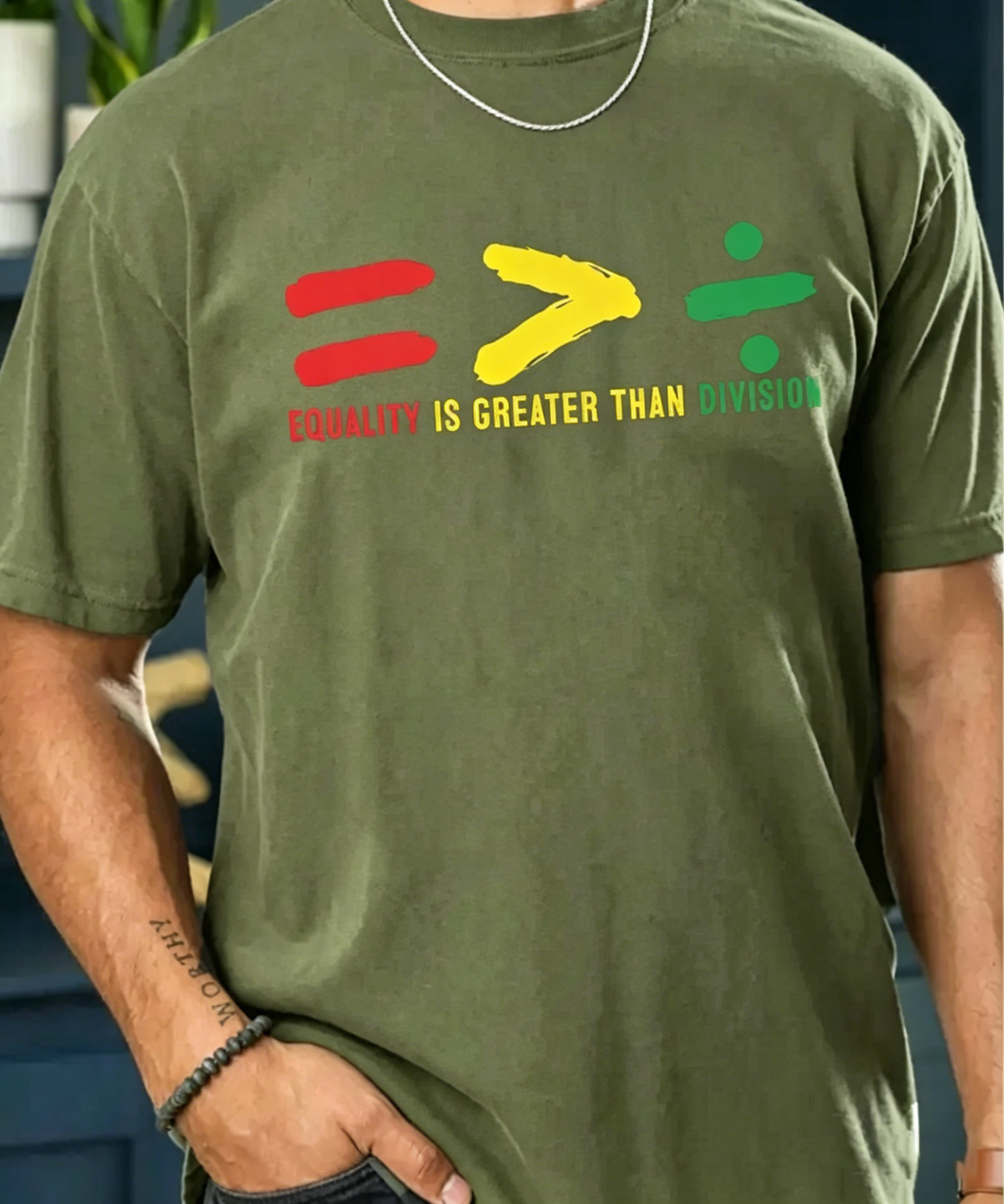 Men's lack History Month  Graphic T-Shirt