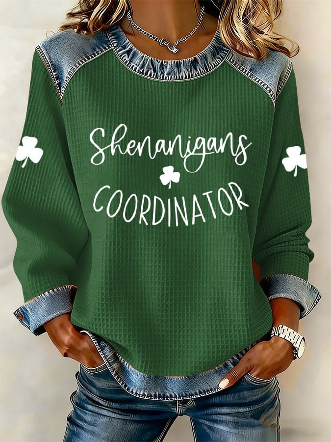 Women's Shenanigans Coordinator Printed Casual Sweatshirt