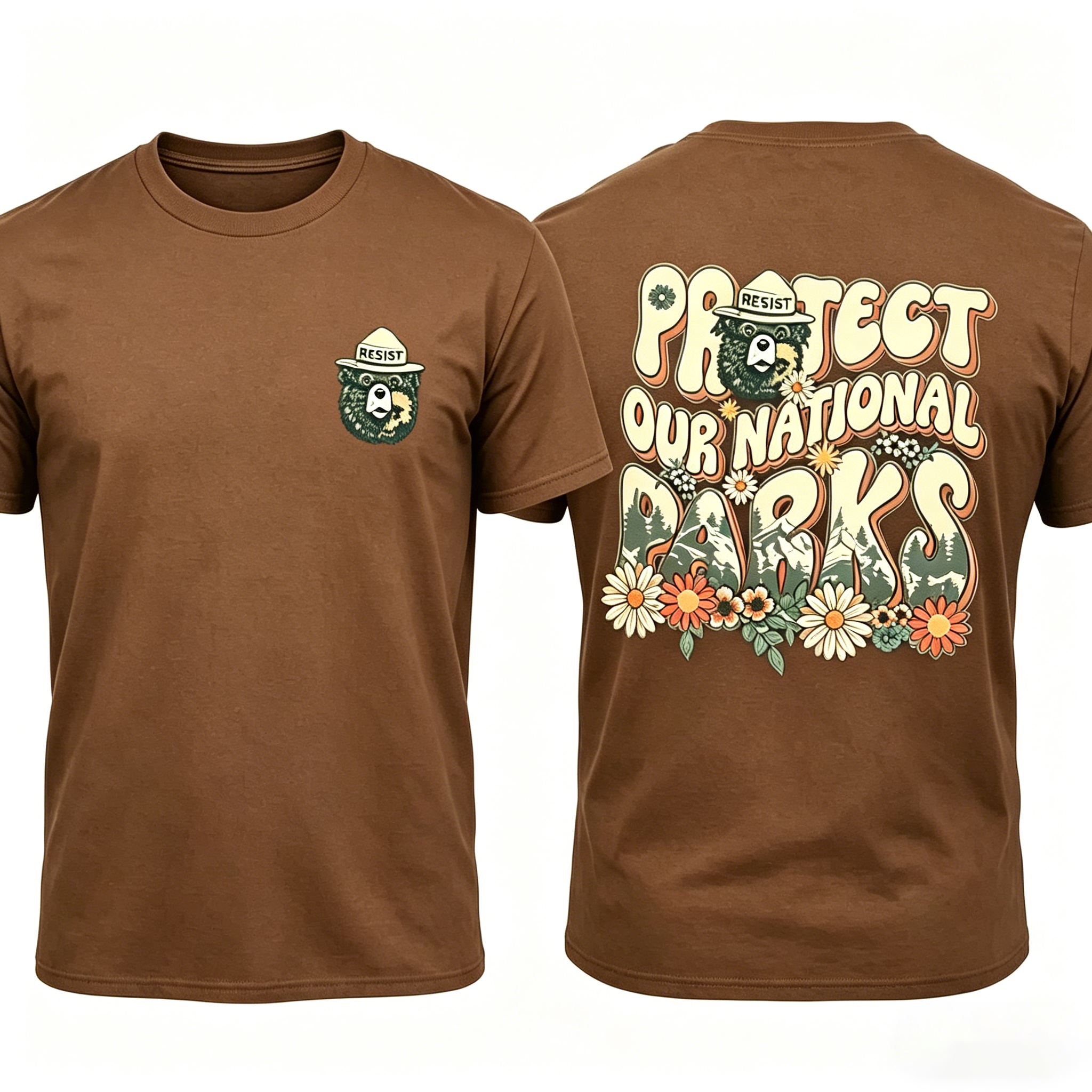 Women's Protect our National Parks 2 Sides Comfort Colors Shirt