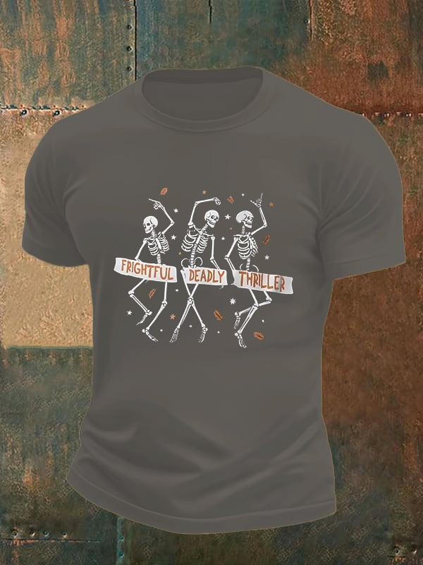 Men's   Skeleton FDT Print T-Shirt