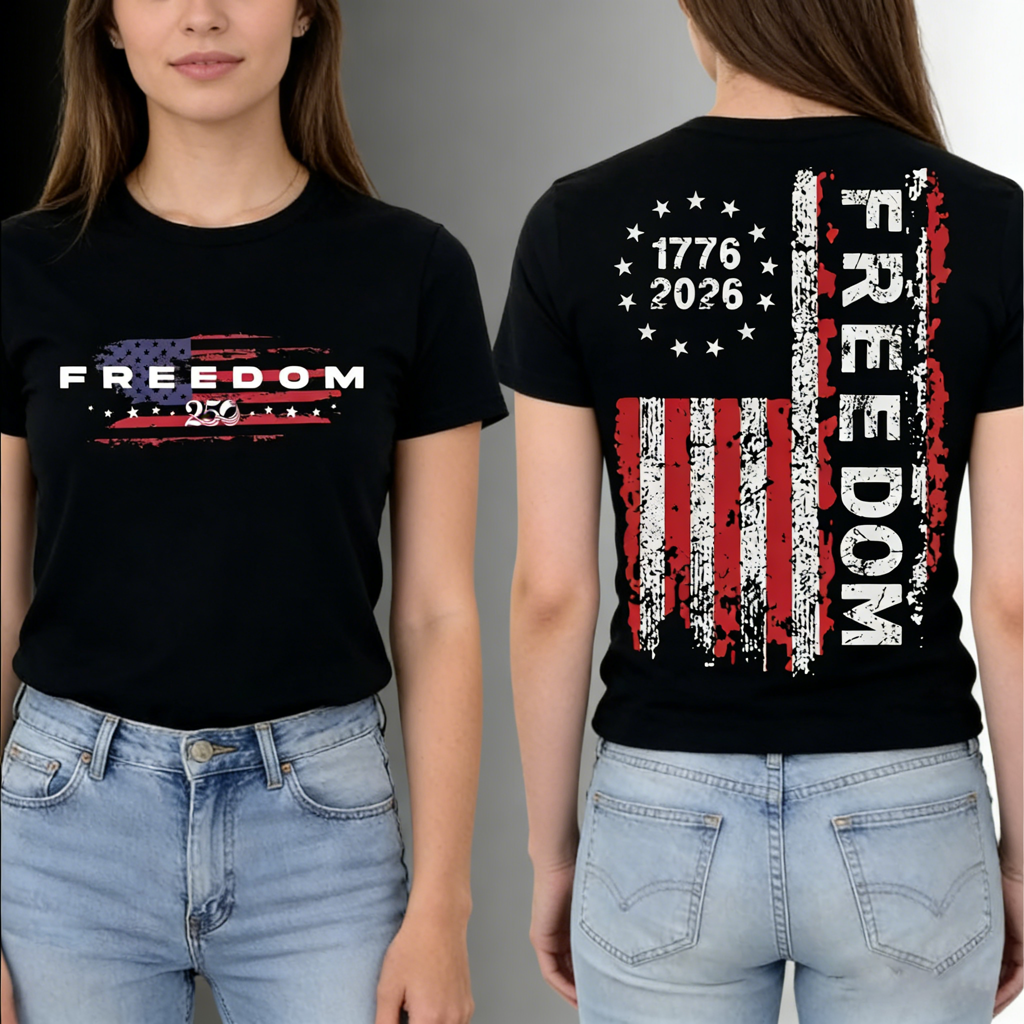 Women's  Freedom 1776–2026 T-Shirt