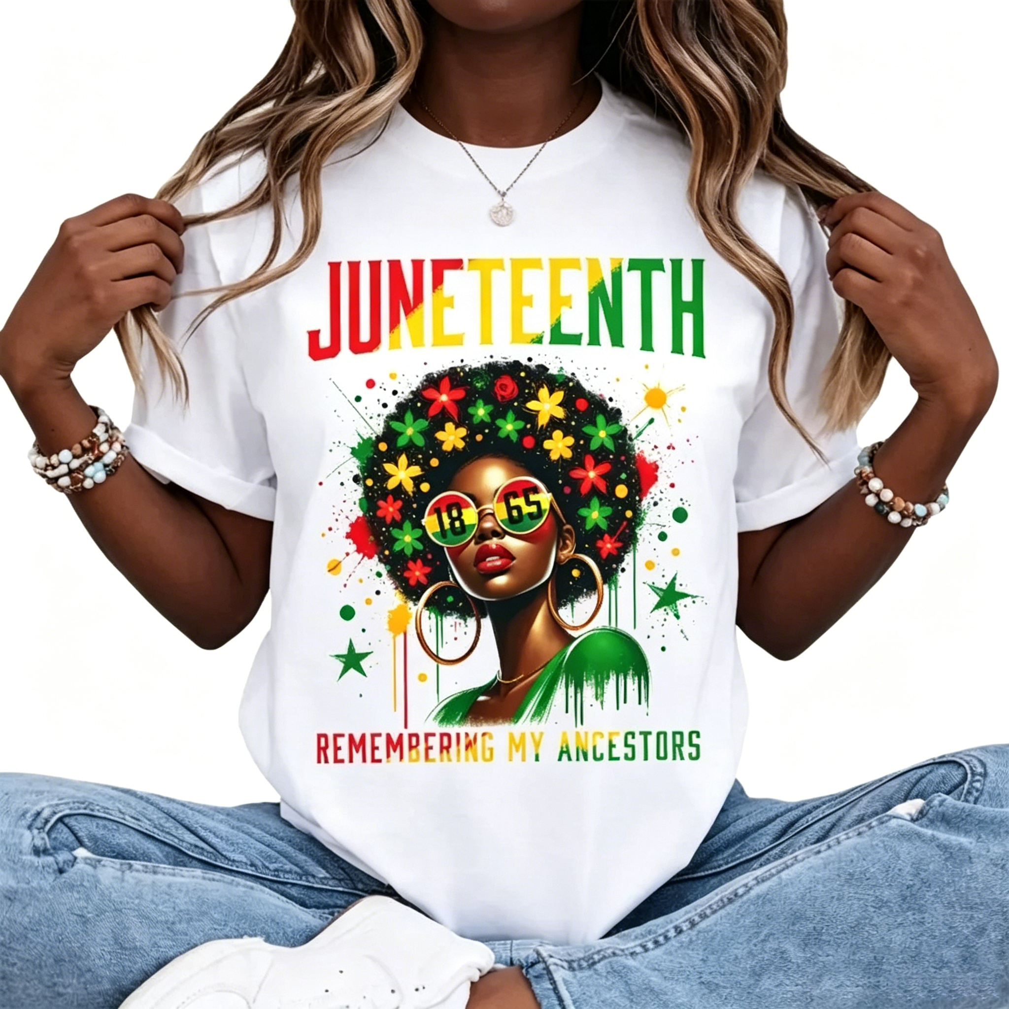 Juneteenth Remembering My Ancestors 1865 T-Shirt