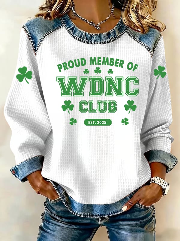 Women's  Retro Funny Proud Member Of Club We Do Not Care Menopause Perimenopause Print sweatshirt