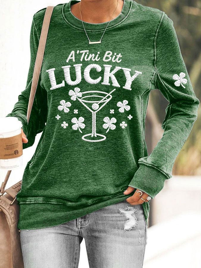 Women's A Tini Bit Irish Sweatshirt