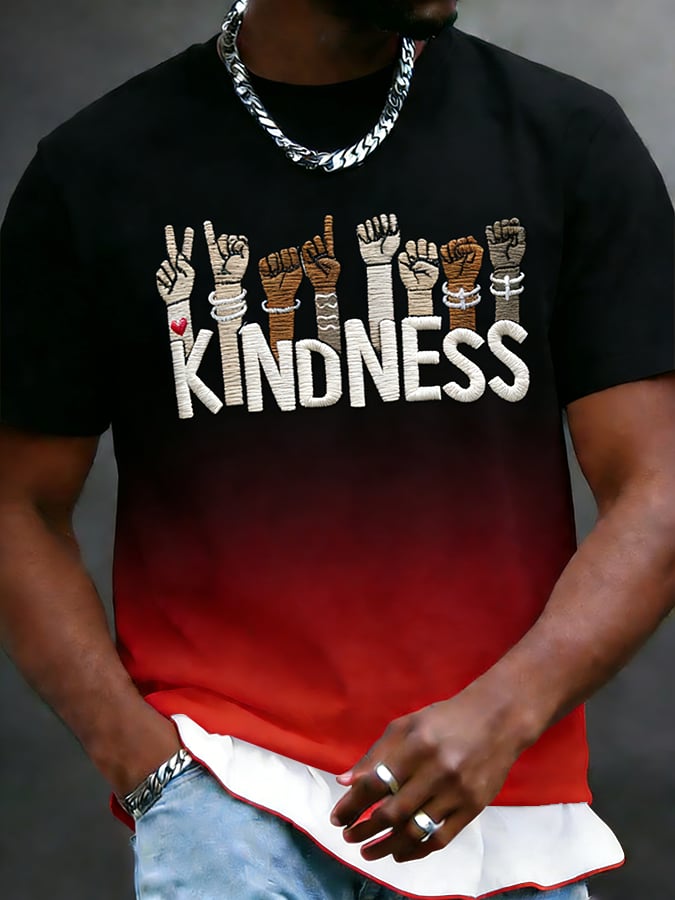 Men's Black History Culture Print Casual Top