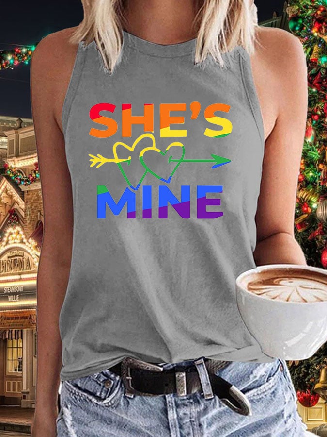 Women's She's Mine Print Tank Top