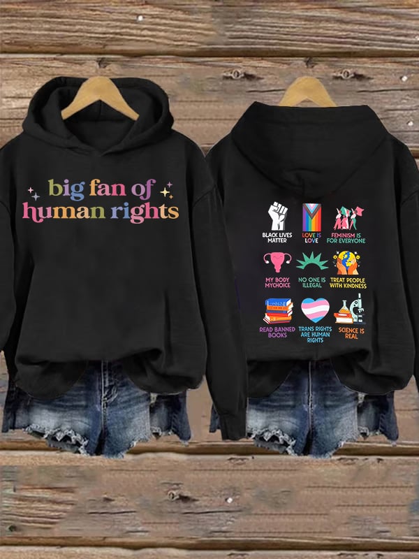 Women's  staunch supporter of human rights  Hoodie