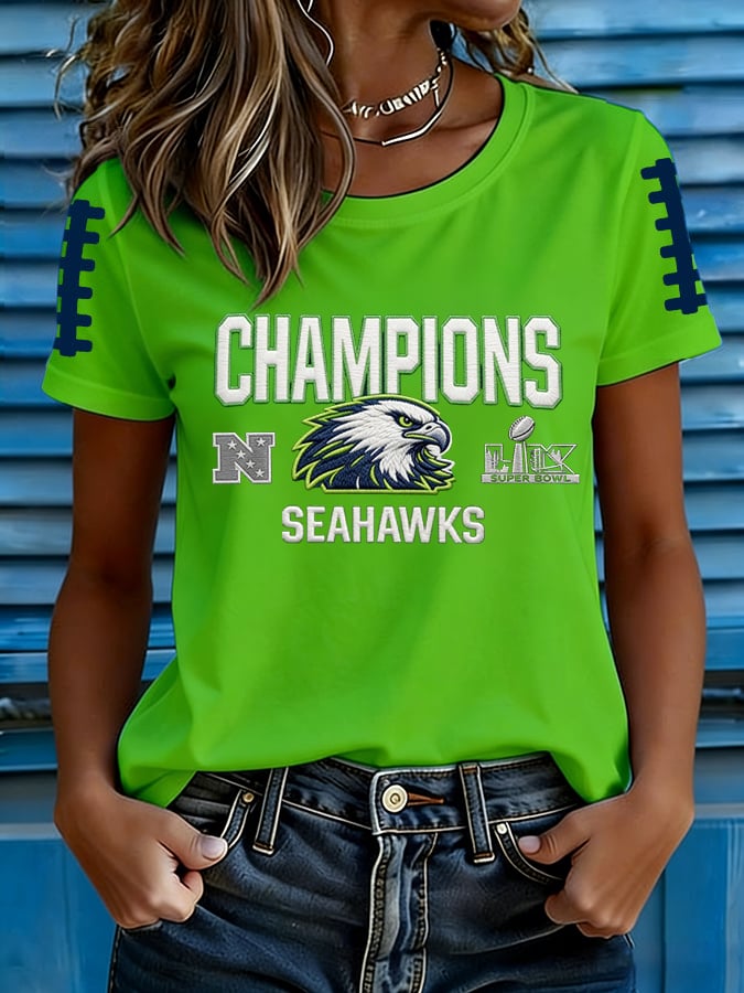 Women's Football Print T-shirt