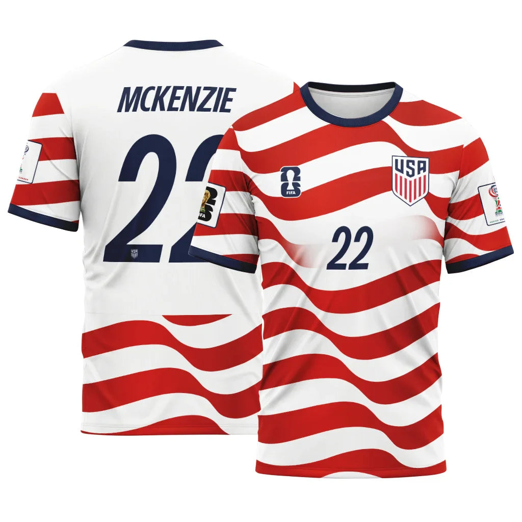McKenzie 22 AOP T-Shirt World Cup USA Home