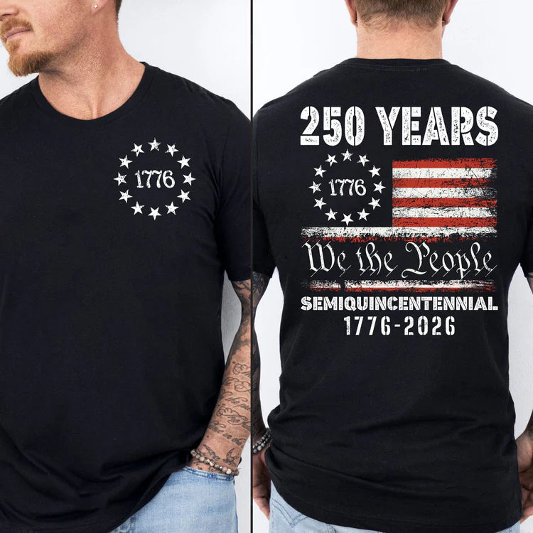 Men's American 1776 - 2026 Flag T-Shirt