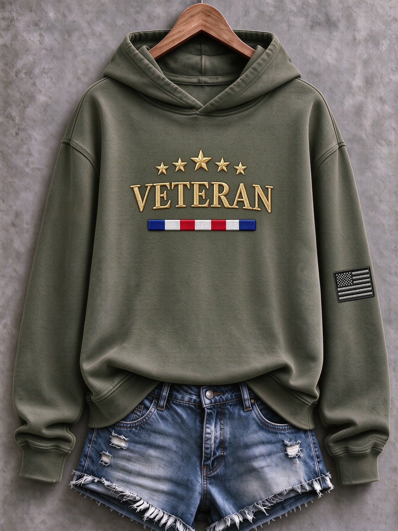 🎖️Women's Veteran Pride DD-214 Printed Casual Sweatshirt