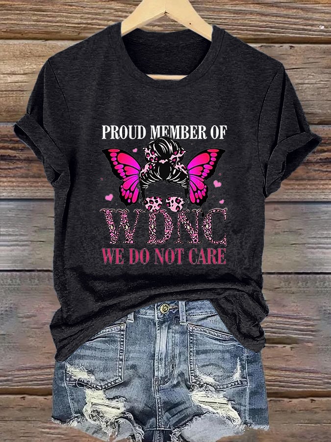 Retro Proud Member Of WDNC Print T-Shirt