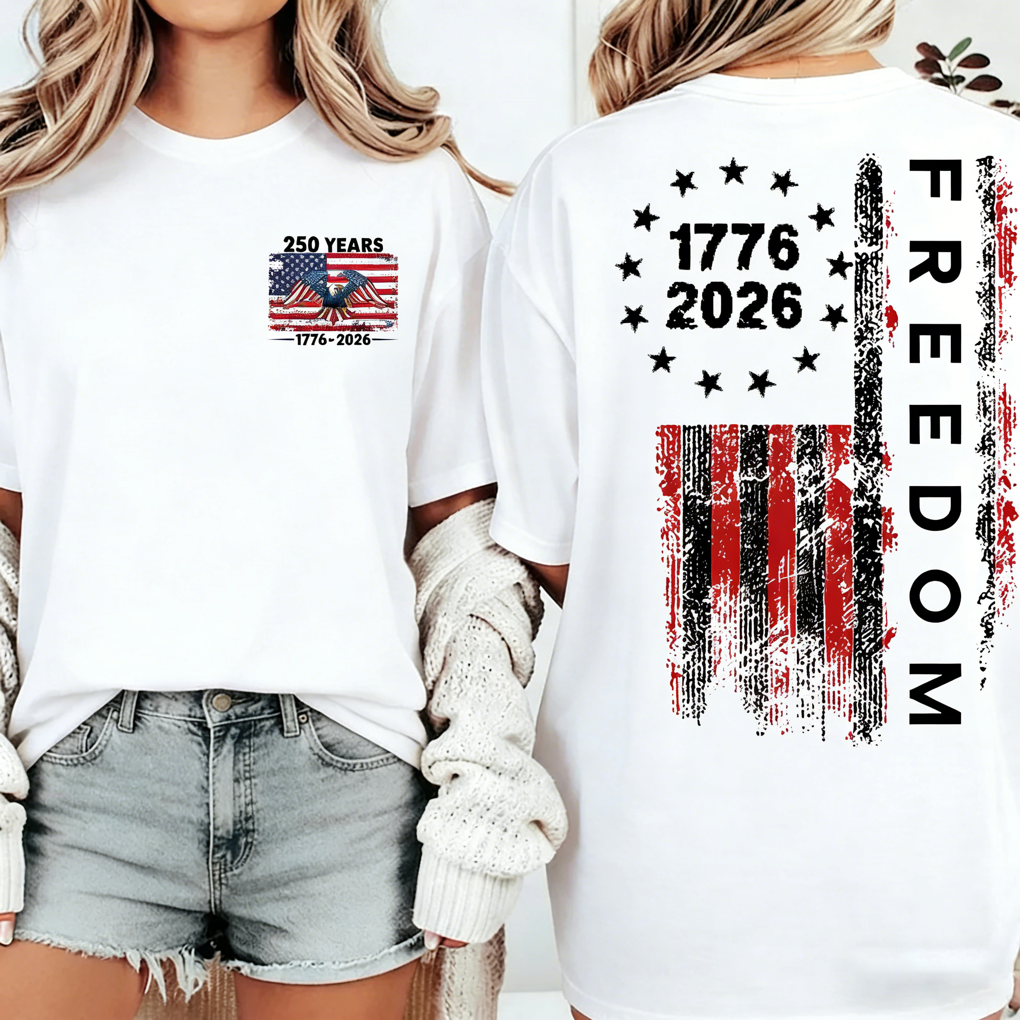 Women's 250th Independence Day Freedom T-Shirt