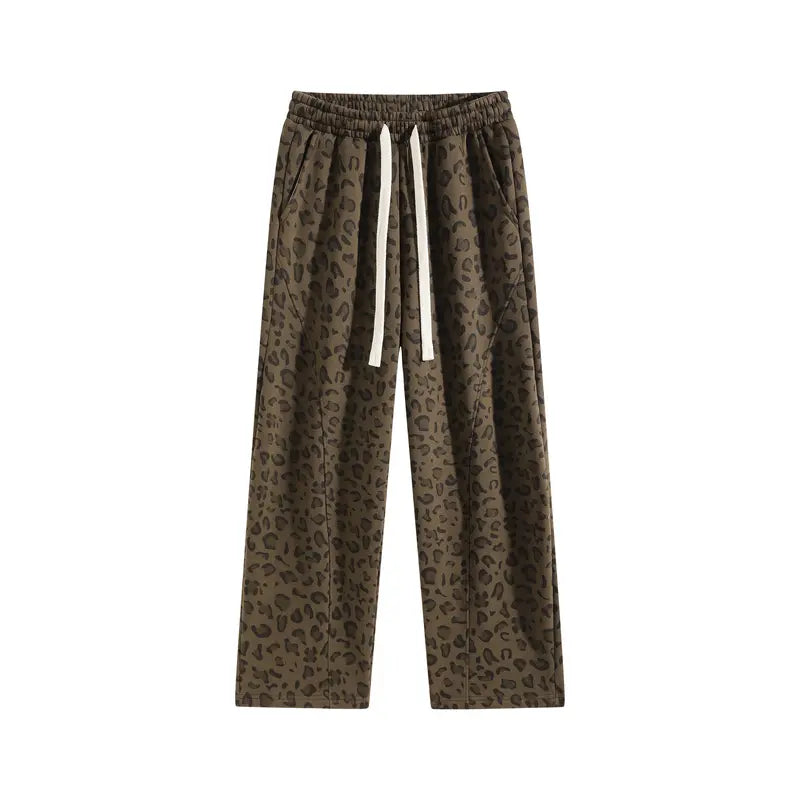 🐆 Unisex Cheetah Print Wide-Leg Pants – Casual Lounge Trousers 🔥