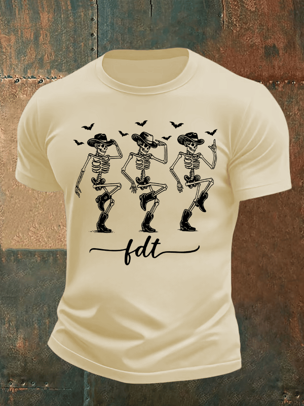 Men's Cowboy Skull  T-Shirt