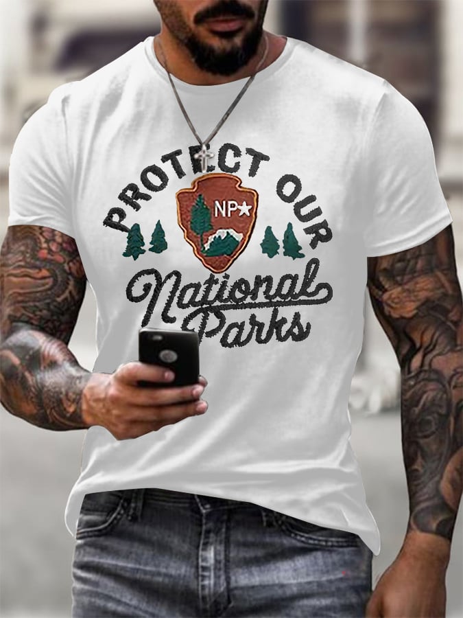 Men's National Park Print T-Shirt