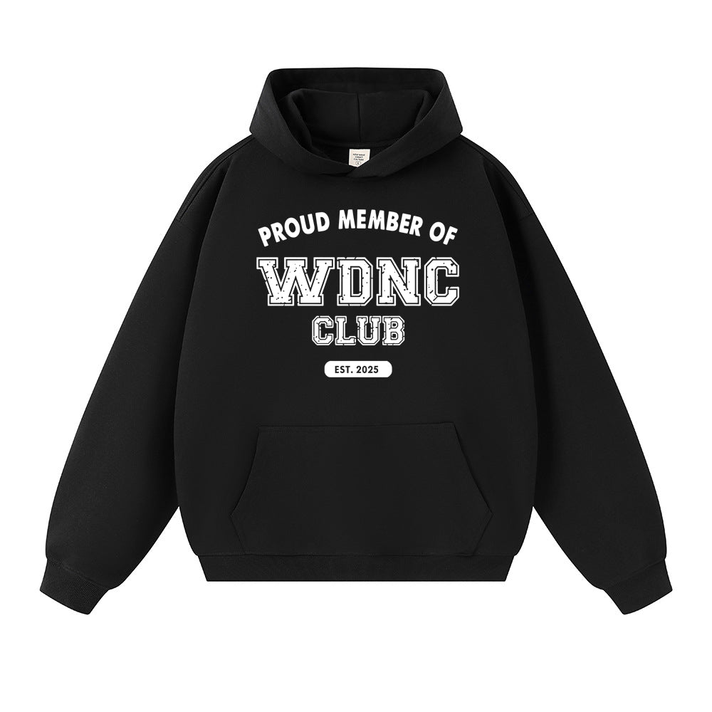 Women's We don't care about menopause perimenopause Retro Funky Print Hooded Sweatshirt