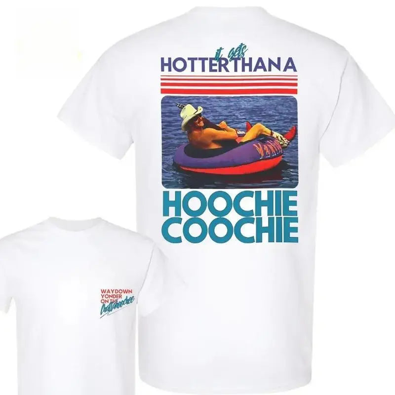 Women's Meme Summer Hotter Than A Hoochie Coochie T-Shirt