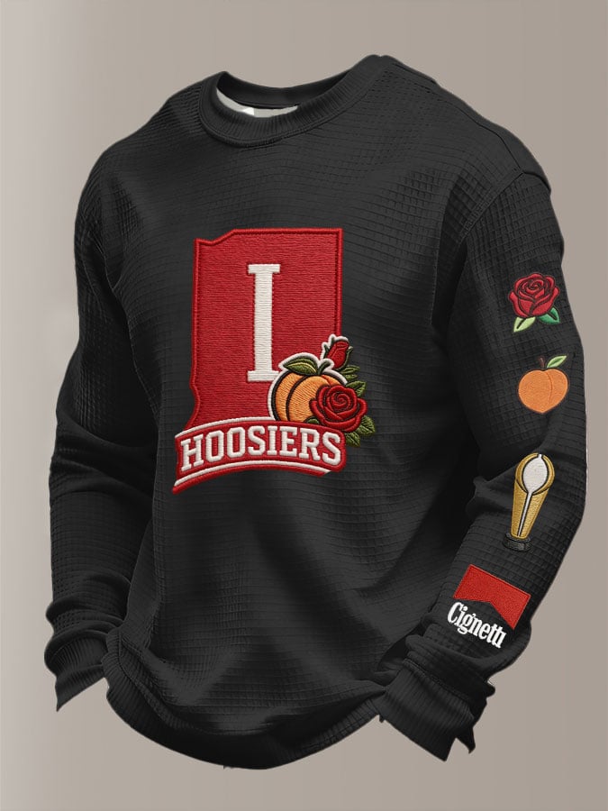 Men's Football Print Waffle T-Shirt