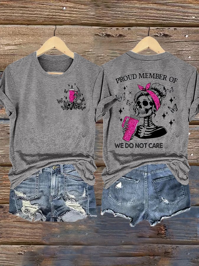 Retro Funny WDNC Club Menopause Perimenopause Print T-Shirt