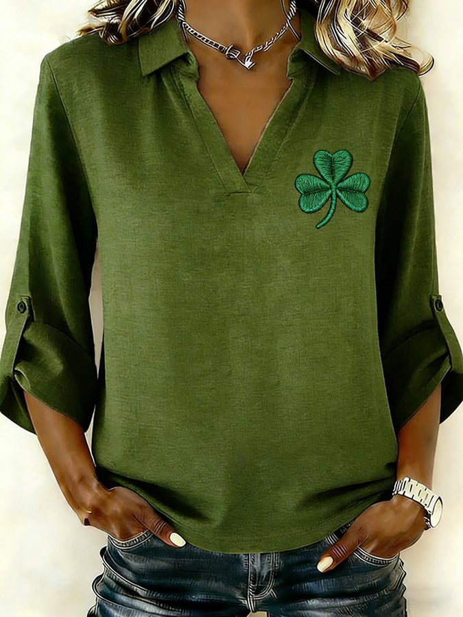 Women's St Patrick’s Day Printed Shirt
