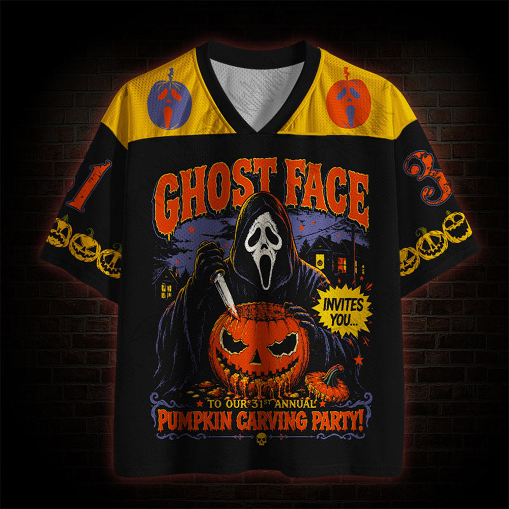 Ghost Face Invites You Mesh Jersey