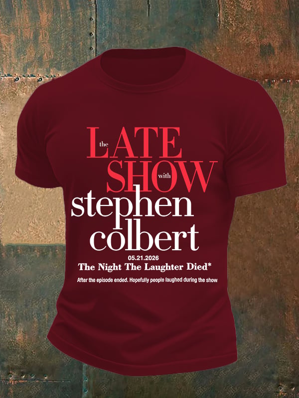 Men's Retro Last Show Print T-Shirt