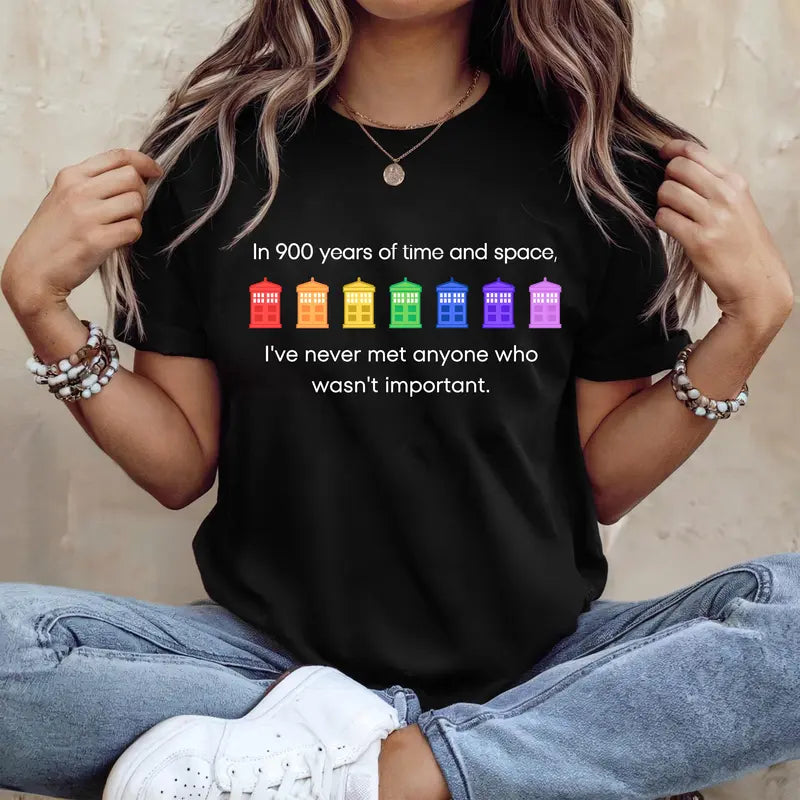 Unisex Doctor Who Parody, LGBT Pride Month T-shirt