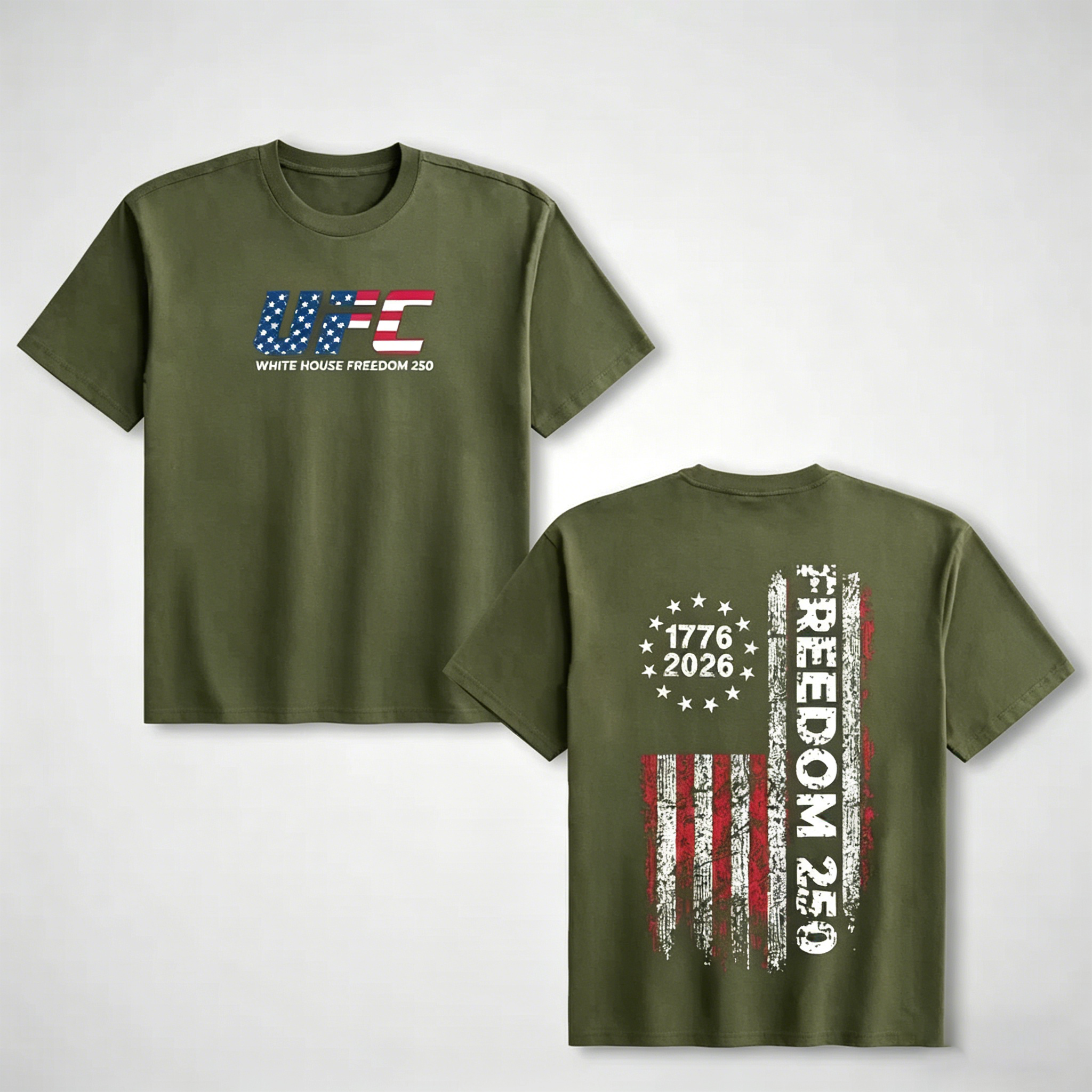 Unisex UFC Freedom 250 Heat-Printed T-shirt