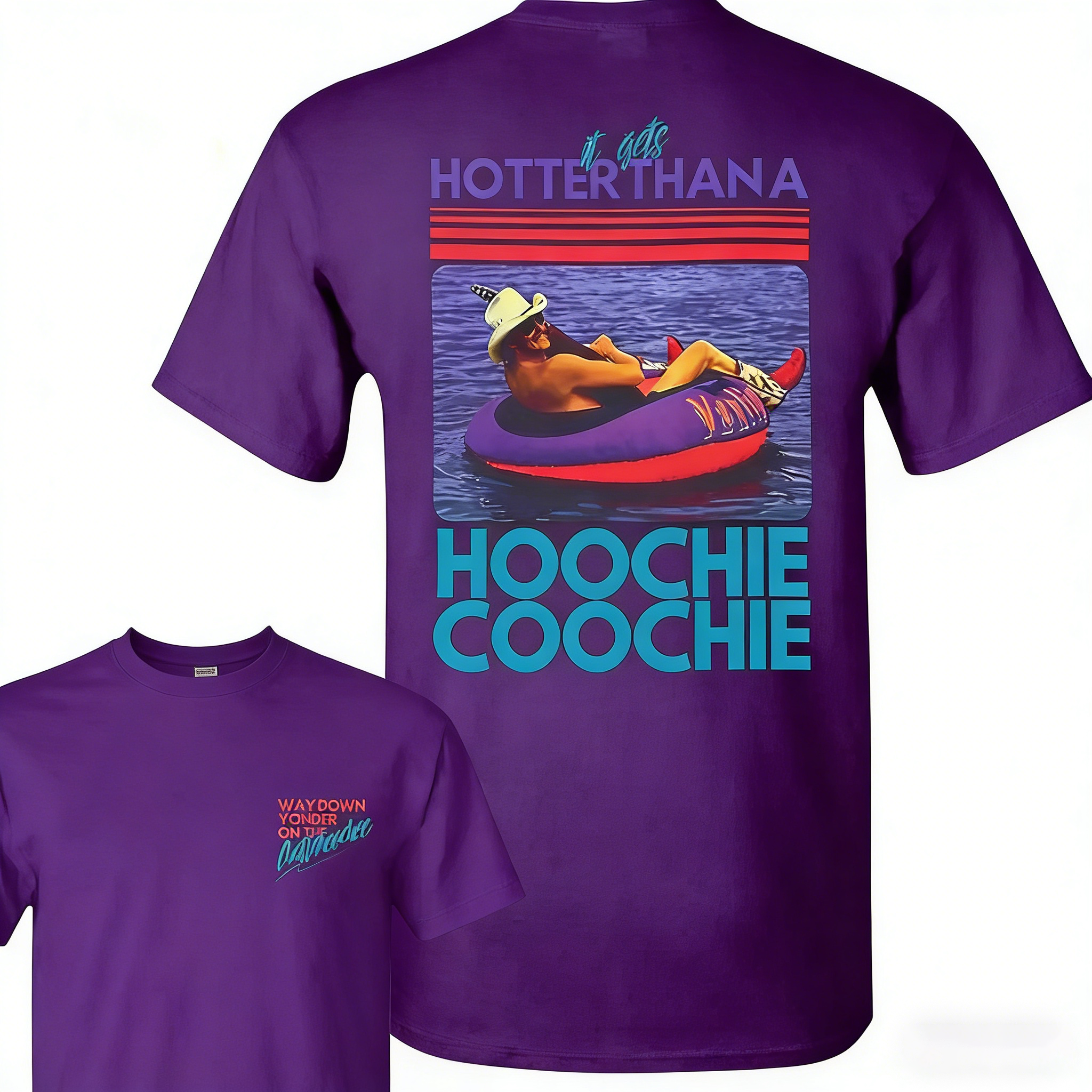 Women's Meme Summer Hotter Than A Hoochie Coochie T-Shirt